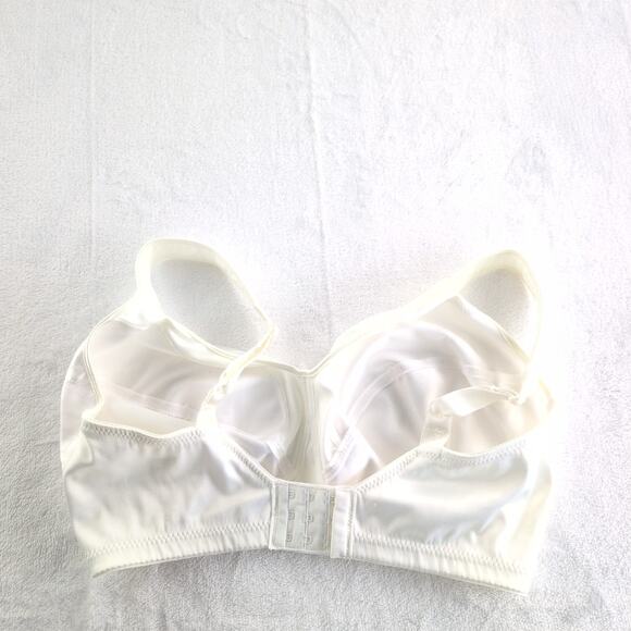 Bali Minimizer Wireless Satin Tracings Soft Cup Comfort Bra Size 38DD 3062 Ivory - Picture 4 of 9